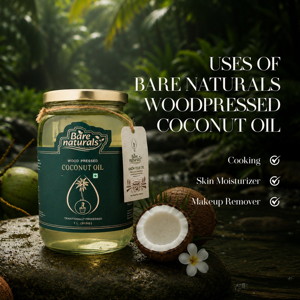 uses of wood pressed coconut oil 1 Litre
