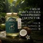 uses of wood pressed coconut oil 1 Litre