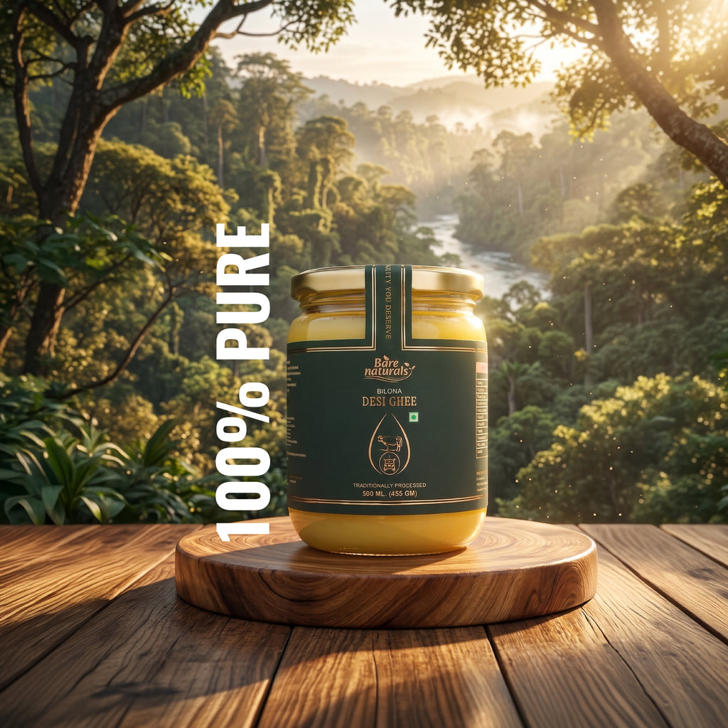 Buy Bilona Desi Ghee | A2 Cow Ghee Online | Bare Naturals