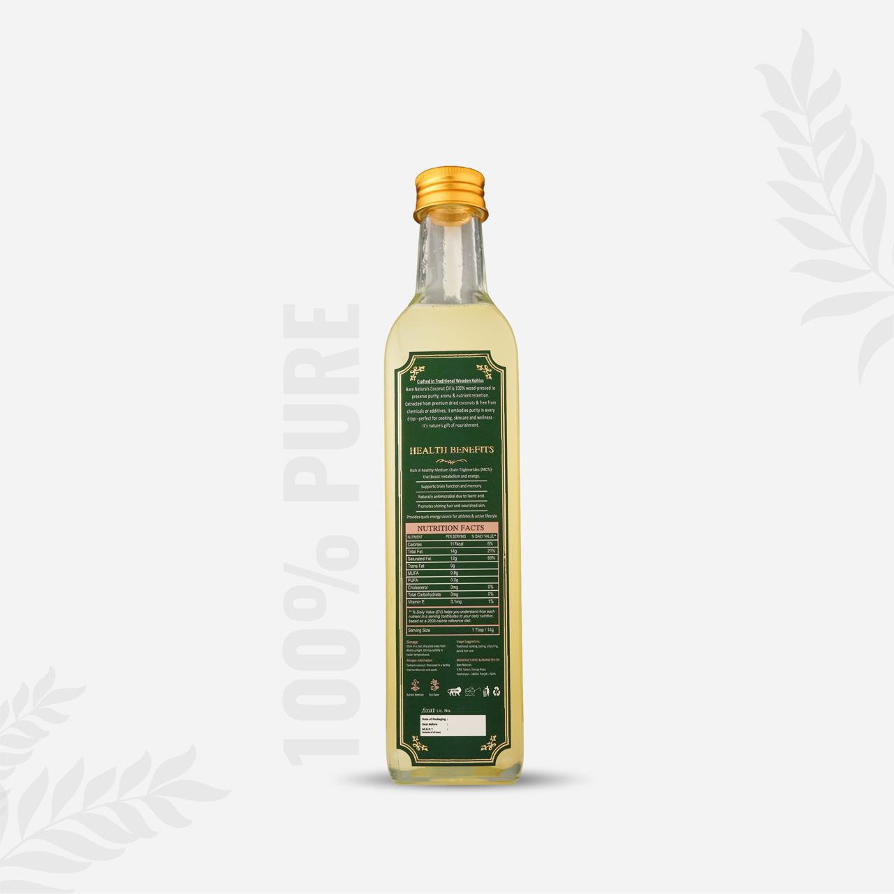 pure cold pressed coconut oil