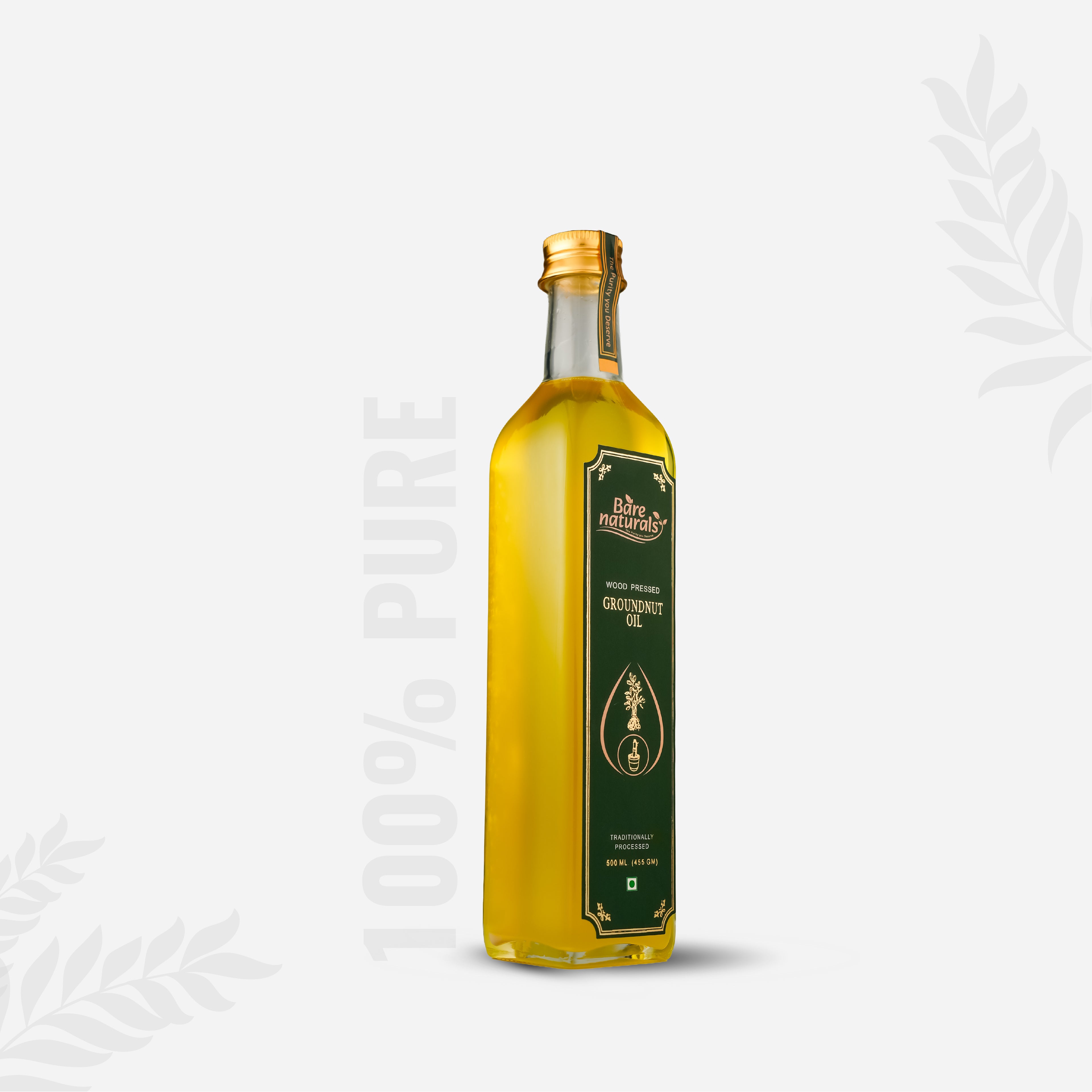 Bare Naturals Wood Pressed Groundnut Oil