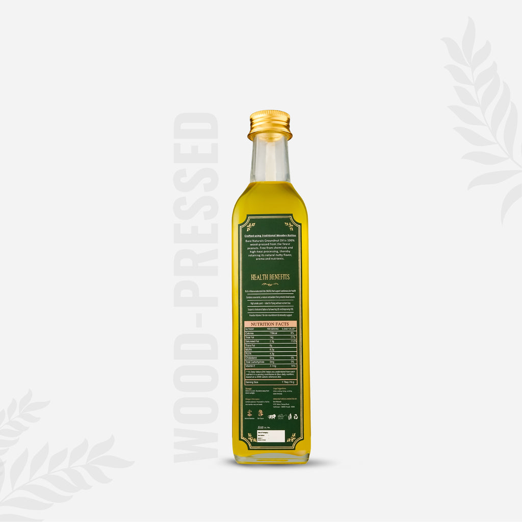 Bare Naturals Wood Pressed Groundnut Oil