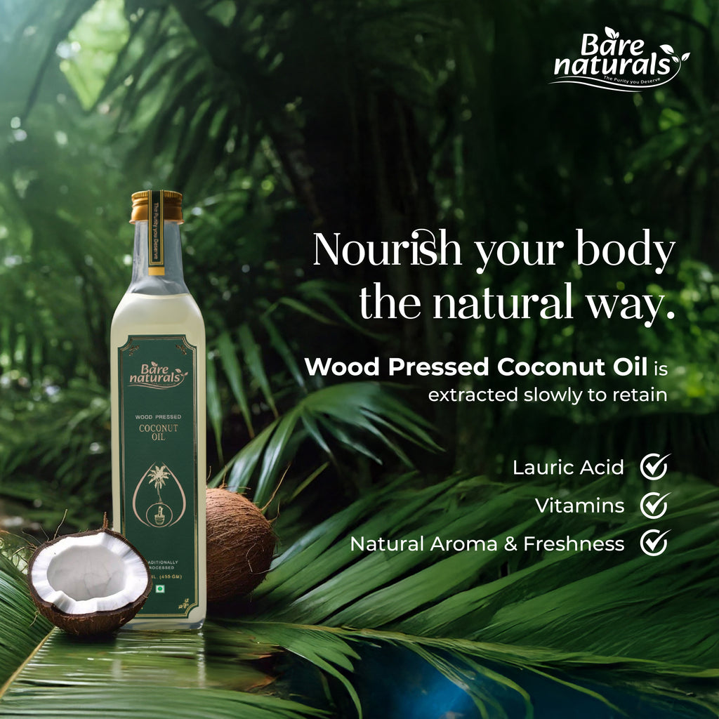 Bare Naturals Wood Pressed Coconut Oil