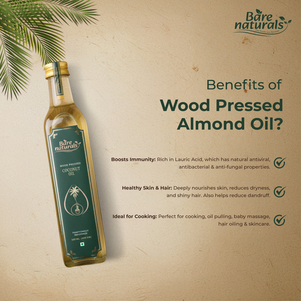 Bare Naturals Wood Pressed Coconut Oil