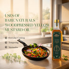 uses of wood pressed yellow mustard oil 1 Litre